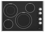 30-inch Wide Electric Cooktop with Two Dual-Choice Elements