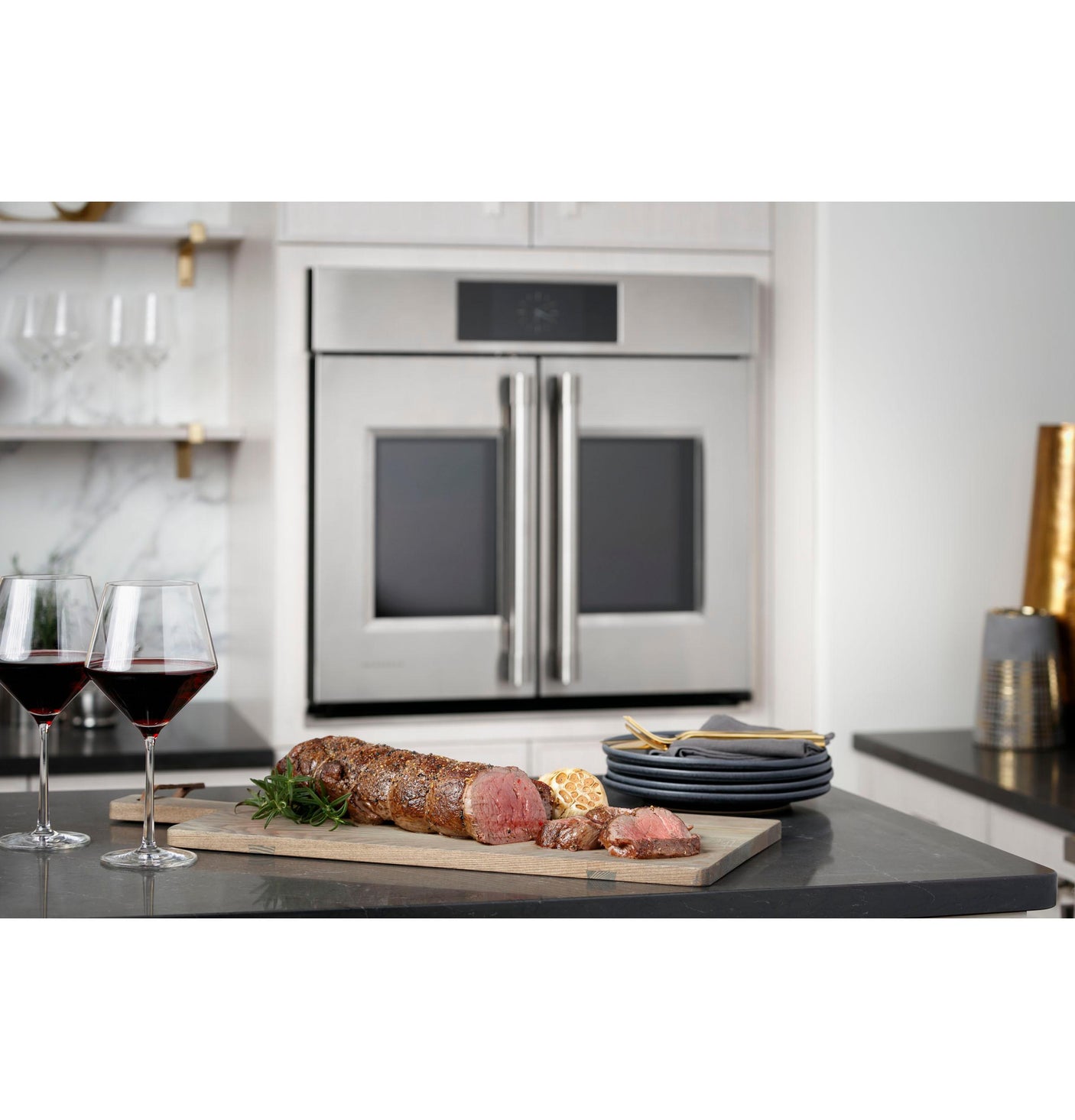 Monogram 30" Statement French-Door Double Wall Oven