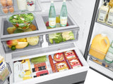 31 cu. ft. Mega Capacity 4-Door French Door Refrigerator with Dual Auto Ice Maker in Stainless Steel