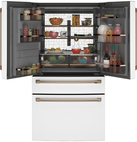 Café™ ENERGY STAR® 22.3 Cu. Ft. Smart Counter-Depth 4-Door French-Door Refrigerator