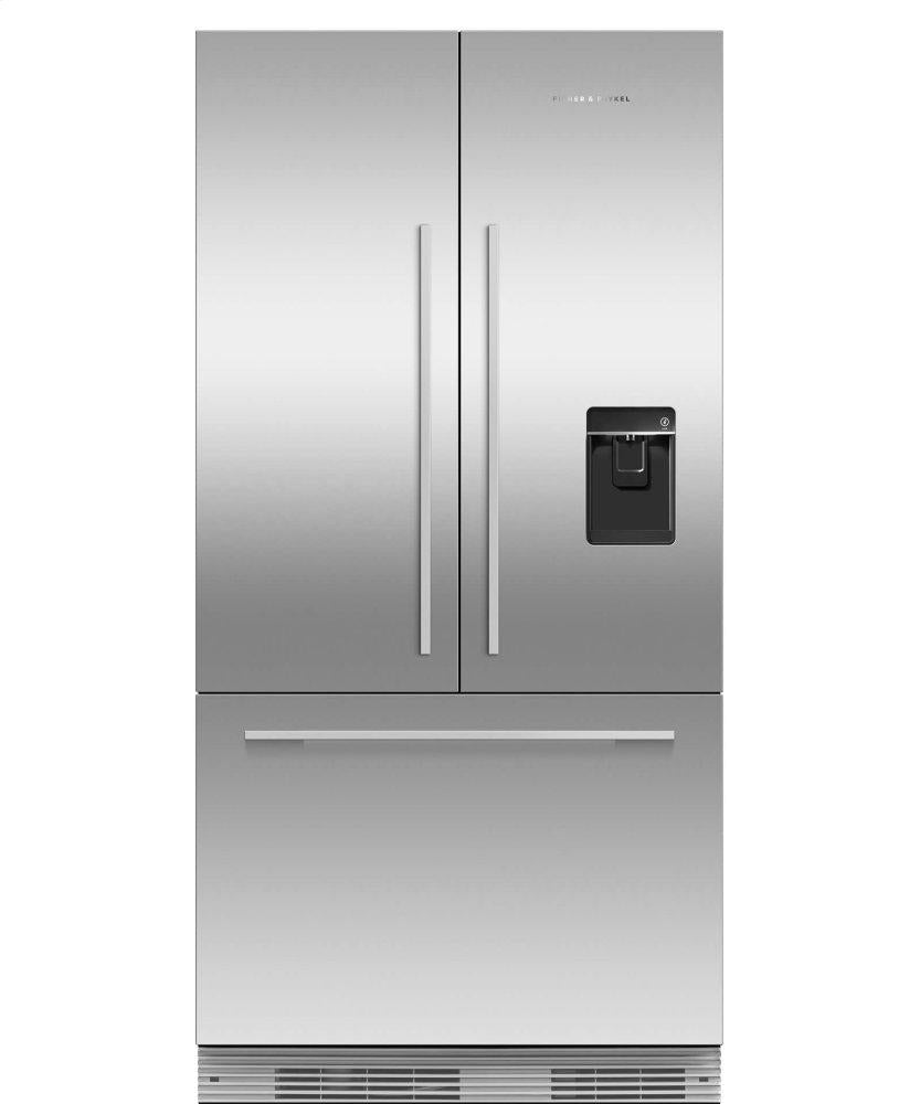 Integrated French Door Refrigerator 16.8cu ft, Ice & Water