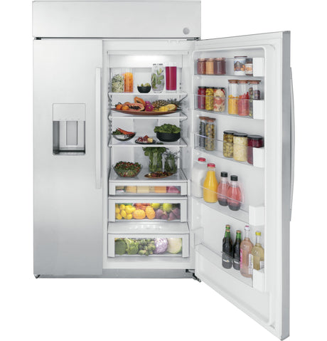 GE Profile™ 48" Smart Built-In Side-by-Side Refrigerator with Dispenser