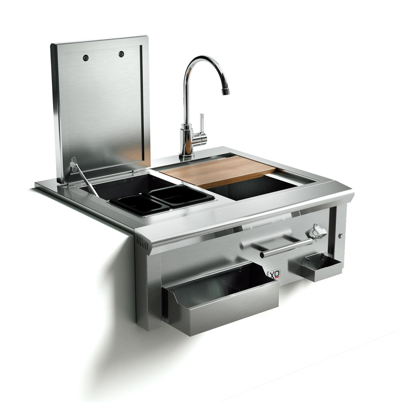 30" SS Cocktail Pro Station with Sink