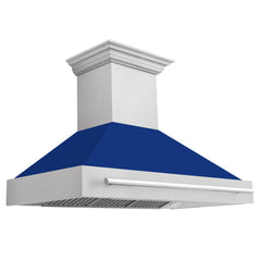 ZLINE 48 in. DuraSnow Stainless Steel Range Hood with Colored Shell Options (8654SNX-48) [Color: Range Hoods]