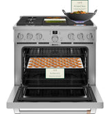 Café™ 36" Smart Dual-Fuel Commercial-Style Range with 6 Burners (Natural Gas)