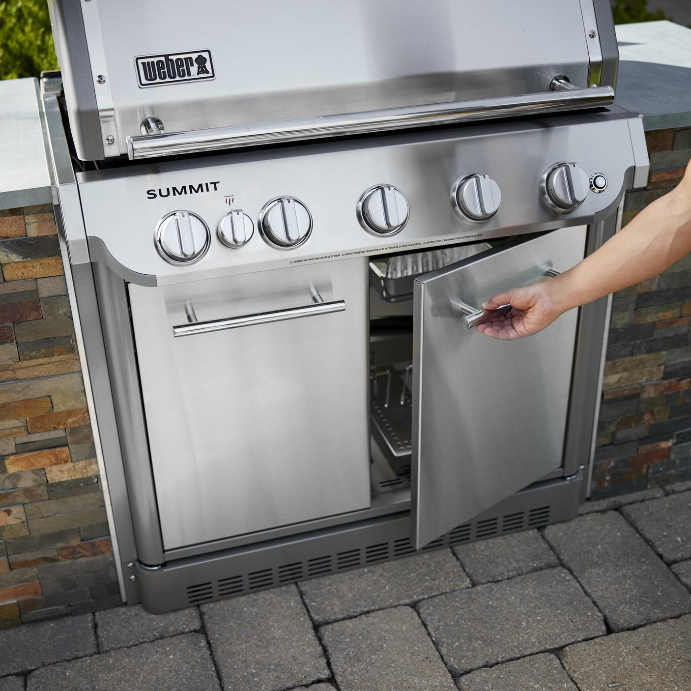 Summit® SB38 S Built-In Gas Grill (Liquid Propane) - Stainless Steel