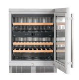 Built-under multi-temperature wine fridge