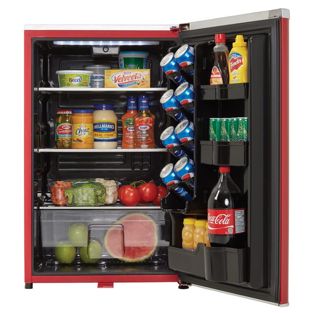 Danby 4.4 cu. ft. Retro Compact Fridge in Metallic Red ()