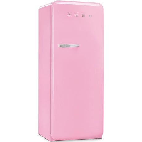 Approx 24" 50'S Style Refrigerator with ice compartment, Pink, Right hand hinge