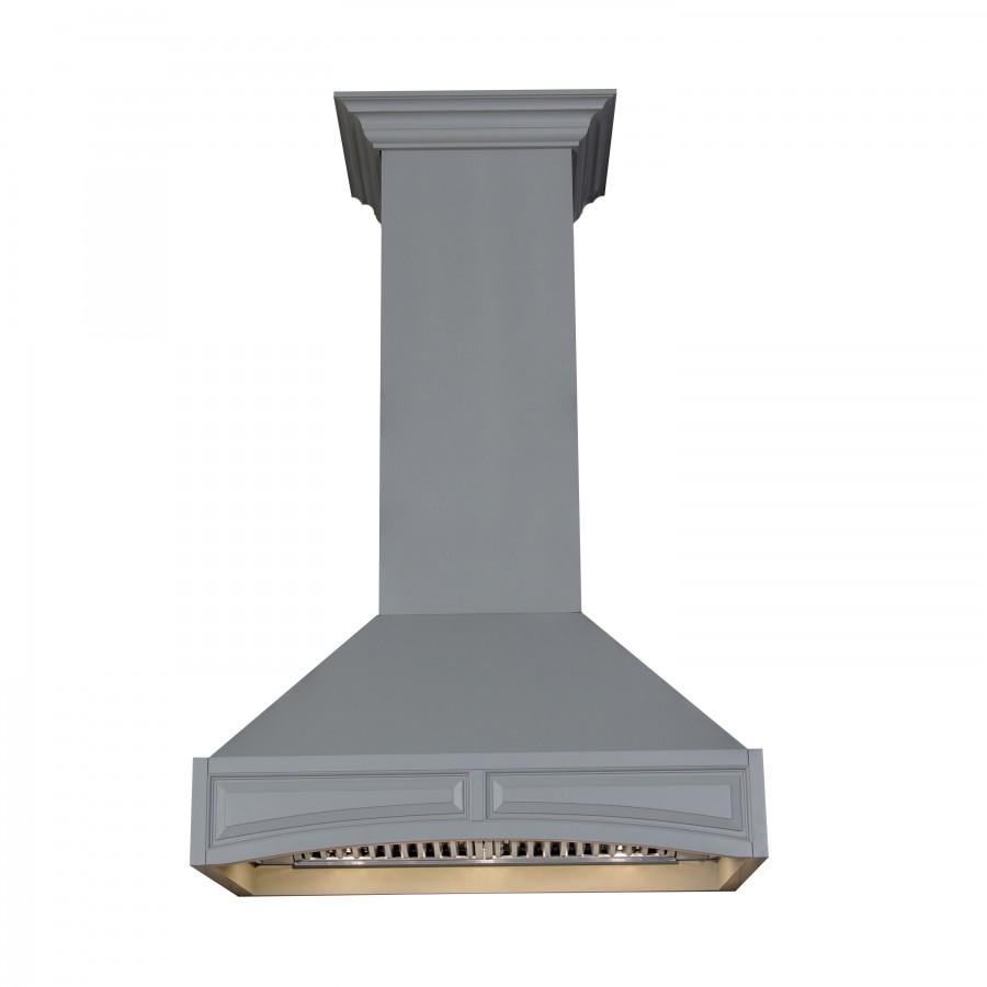 ZLINE Wooden Wall Mount Range Hood in Gray (321UU) [Size: 36 inch]