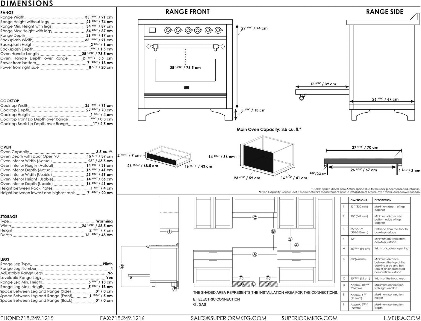 Majestic II 36 Inch Electric Freestanding Range in Matte Graphite with Chrome Trim