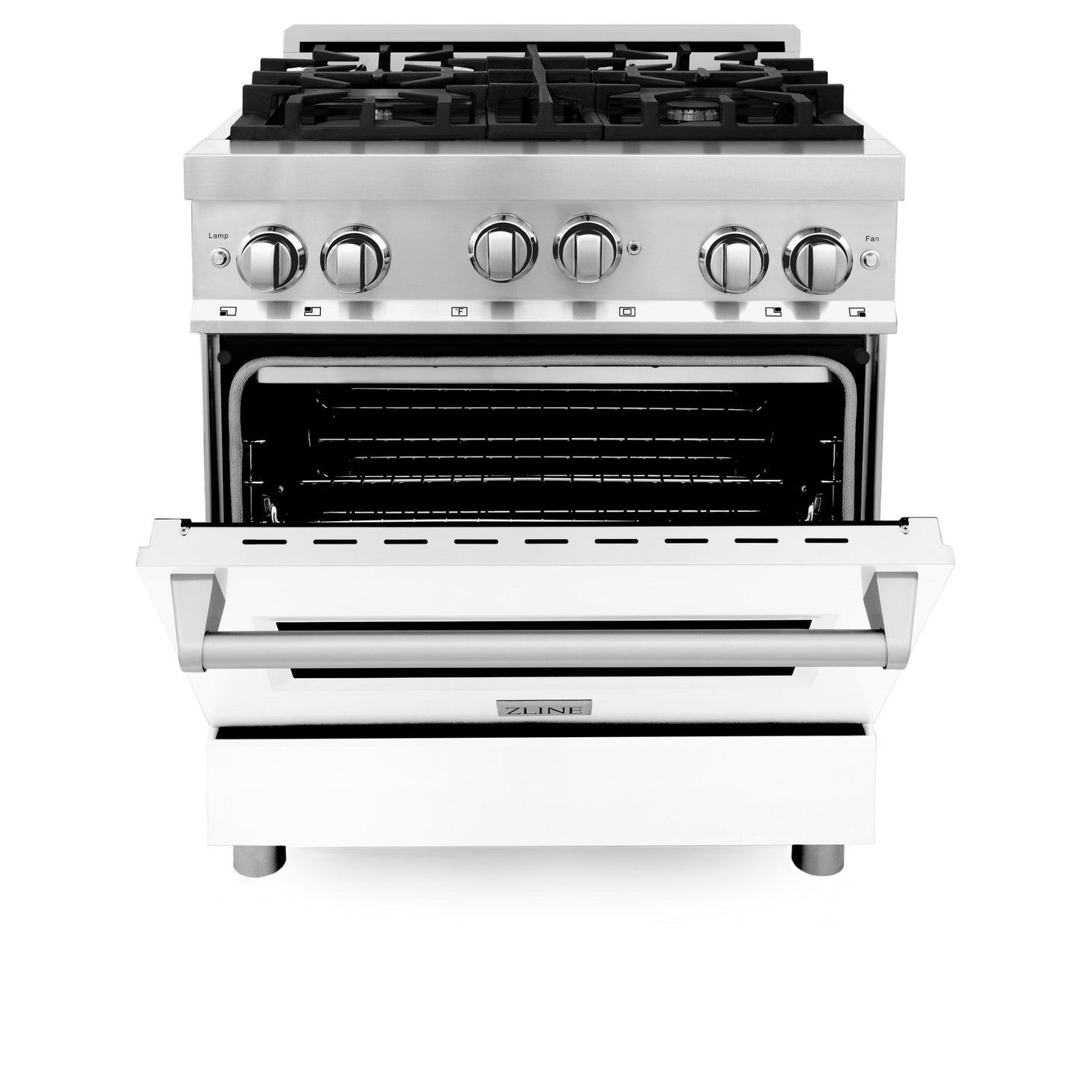 ZLINE 30" 4.0 cu. ft. Range with Gas Stove and Gas Oven in Stainless Steel (RG30) [Color: Stainless Steel]