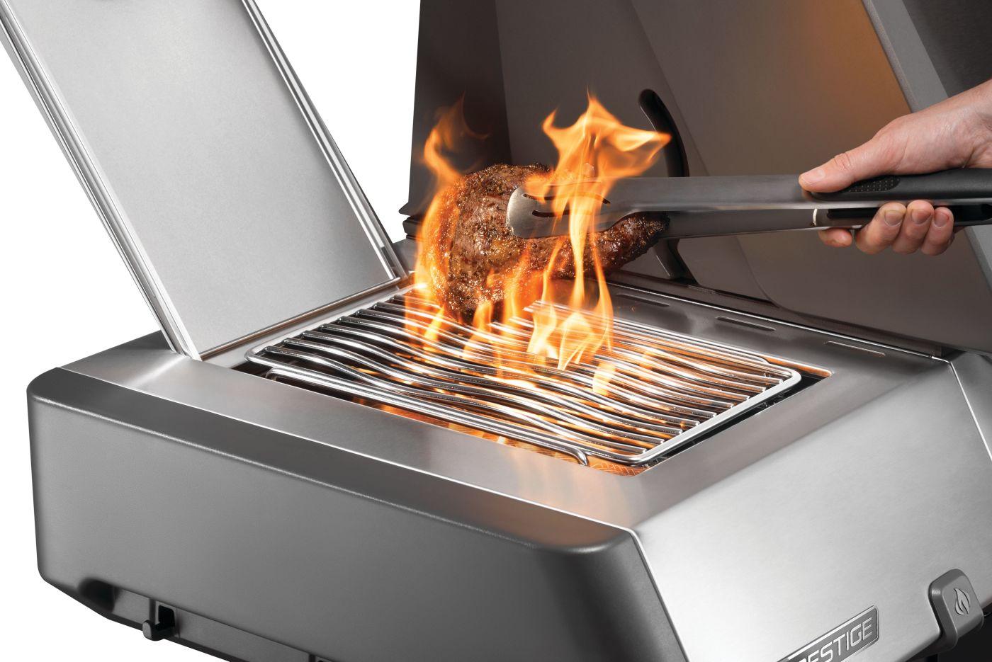 Prestige 665 RSIB with Infrared Side and Rear Burner , Propane, Stainless Steel