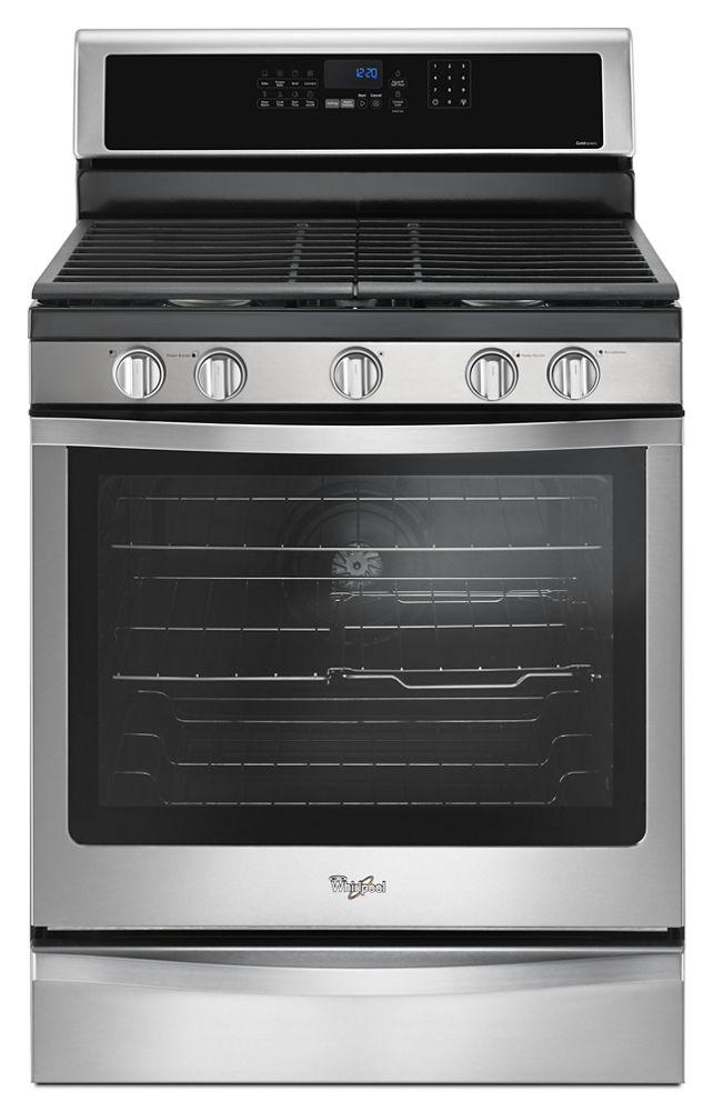 5.8 Cu. Ft. Freestanding Gas Range with EZ-2-Lift Hinged Grates