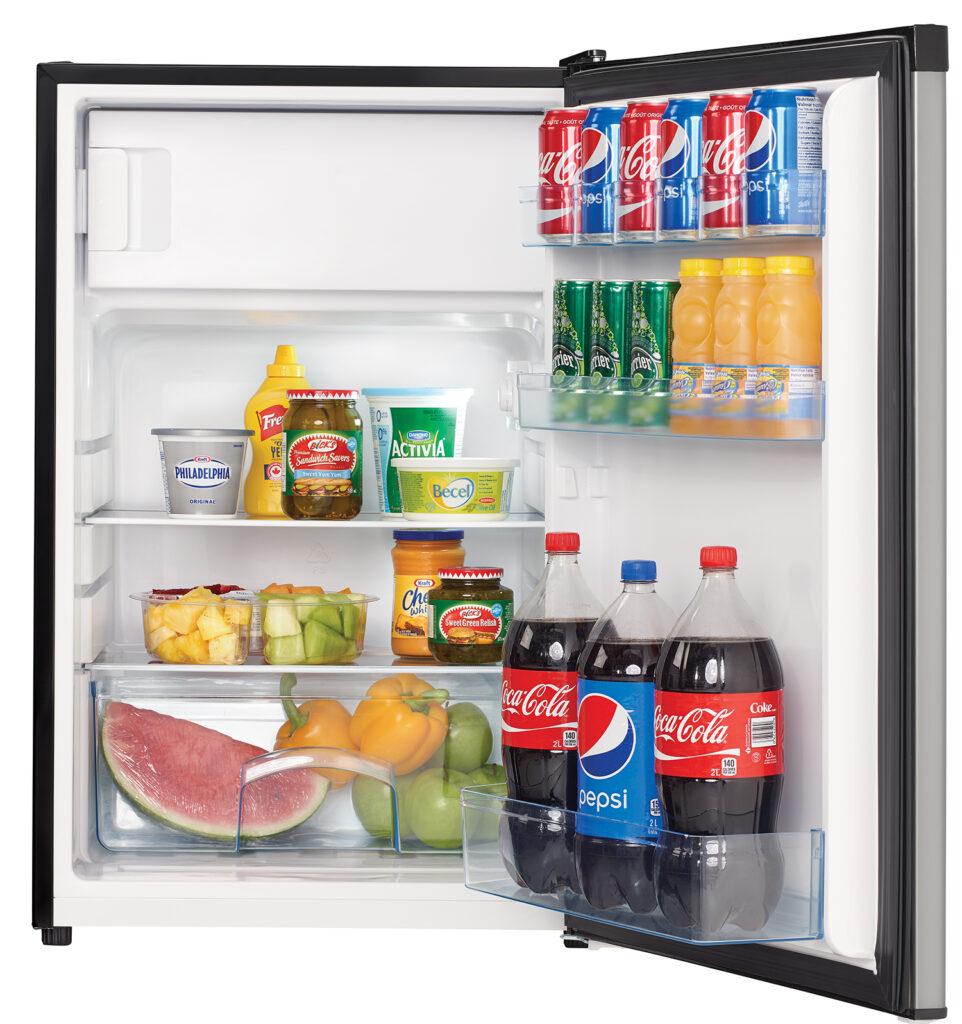 Danby 4.5 cu. ft. Compact Fridge with True Freezer in Stainless Steel