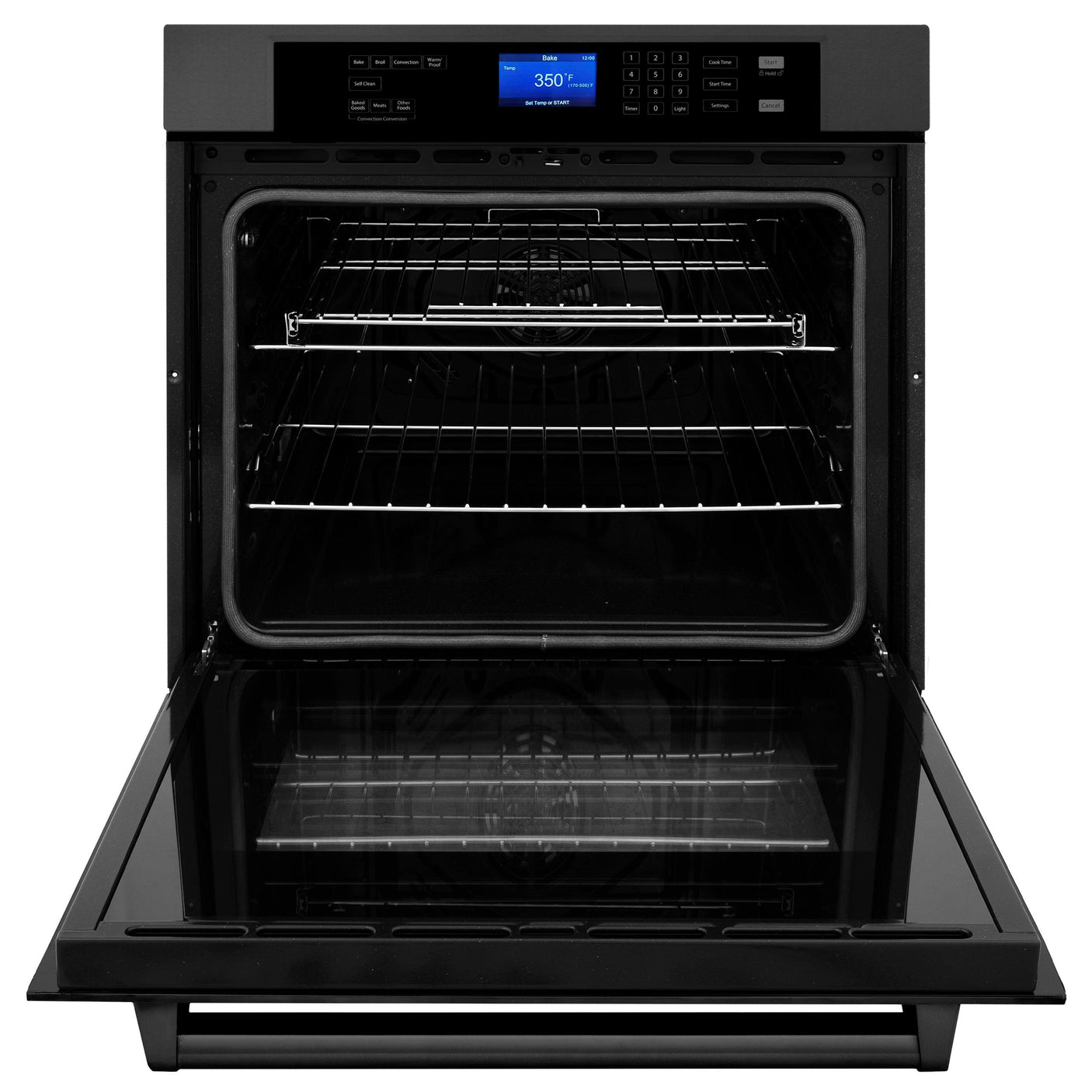 ZLINE 30" Professional Single Wall Oven with Self Clean and True Convection in Stainless Steel (AWS-30) [Color: Black Stainless Steel]