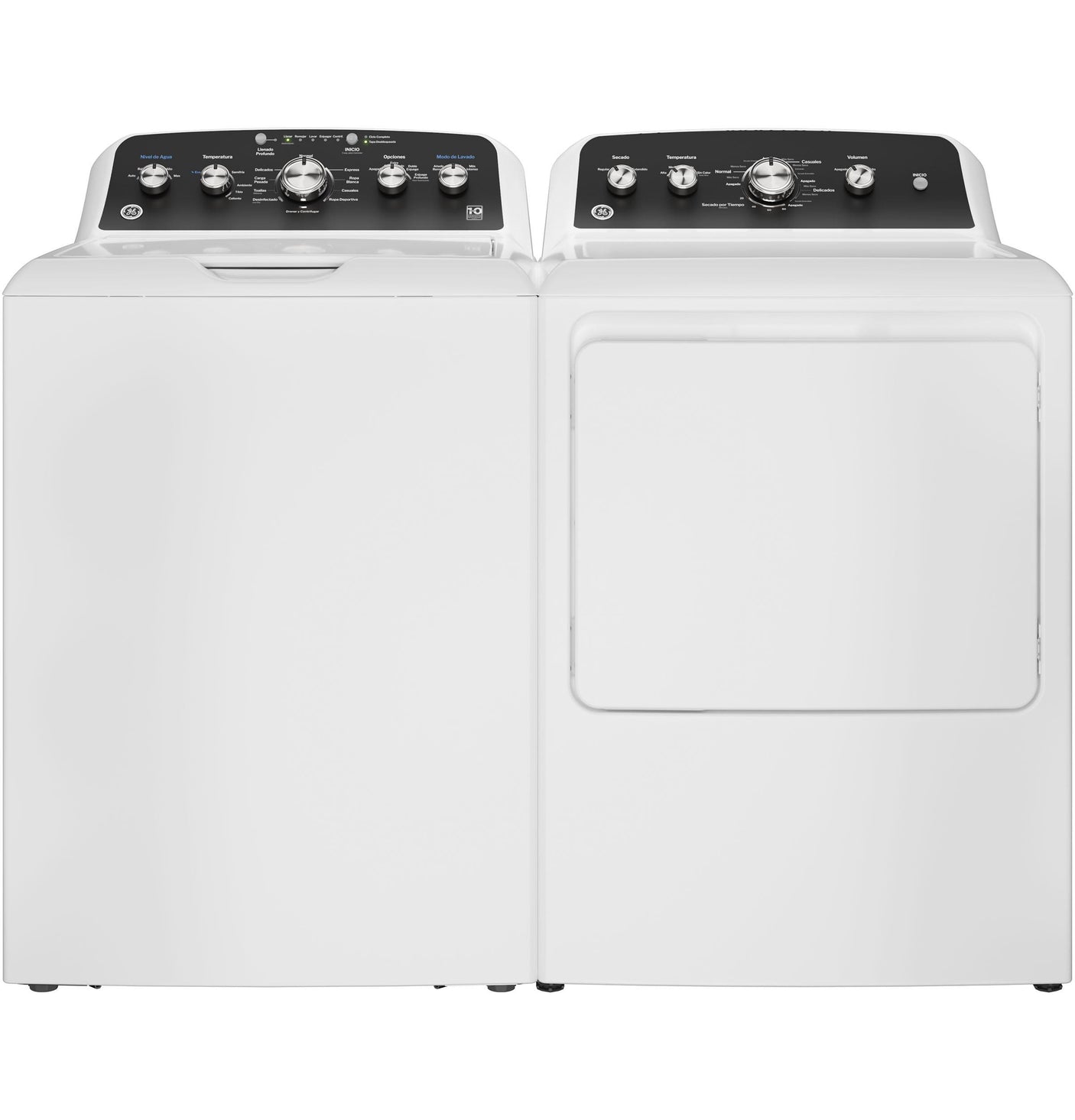 GE® 7.2 cu. ft. Capacity Gas&#x00A0;Dryer&#x00A0;with&#x00A0;Spanish Panel and Up To 120 ft. Venting&#x200B;