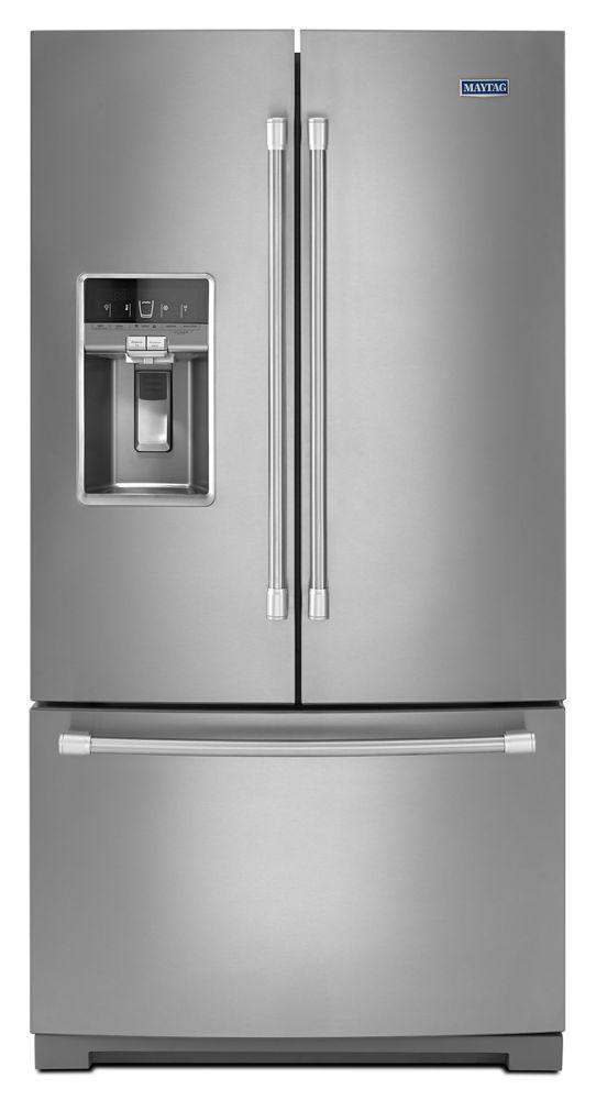 36-inch Wide French Door Refrigerator with Fingerprint Resistant Stainless Steel Exterior - 27 cu. ft.