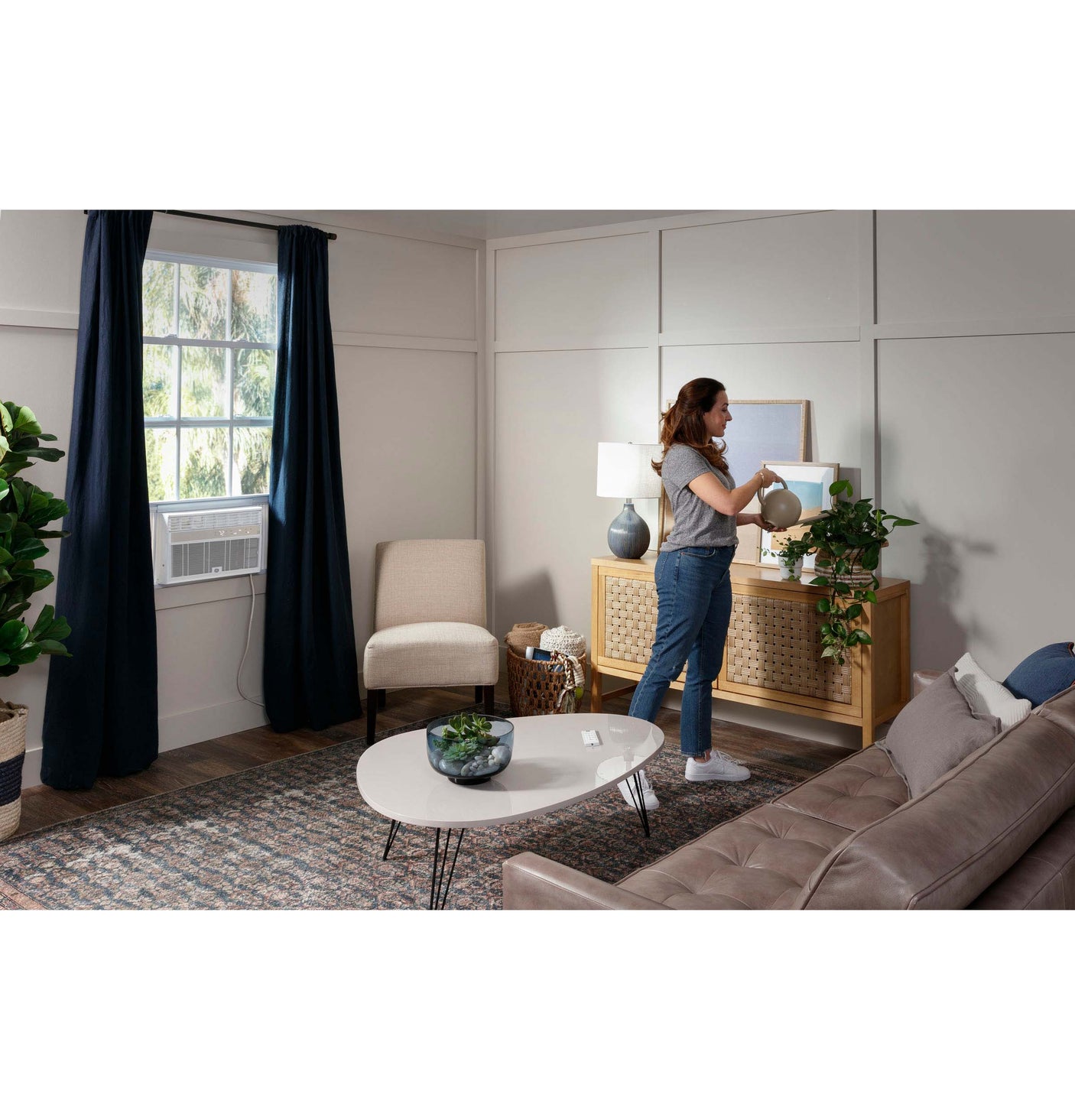 GE® 14,000 BTU Smart Electronic Window Air Conditioner for Large Rooms up to 700 sq. ft.