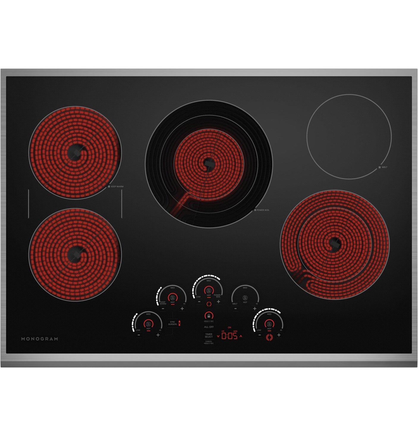 Monogram 30" Touch Control Electric Cooktop