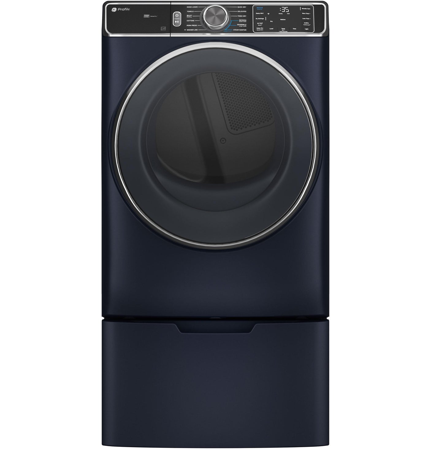 GE Profile™ 7.8 cu. ft. Capacity Smart Front Load Gas Dryer with Steam and Sanitize Cycle