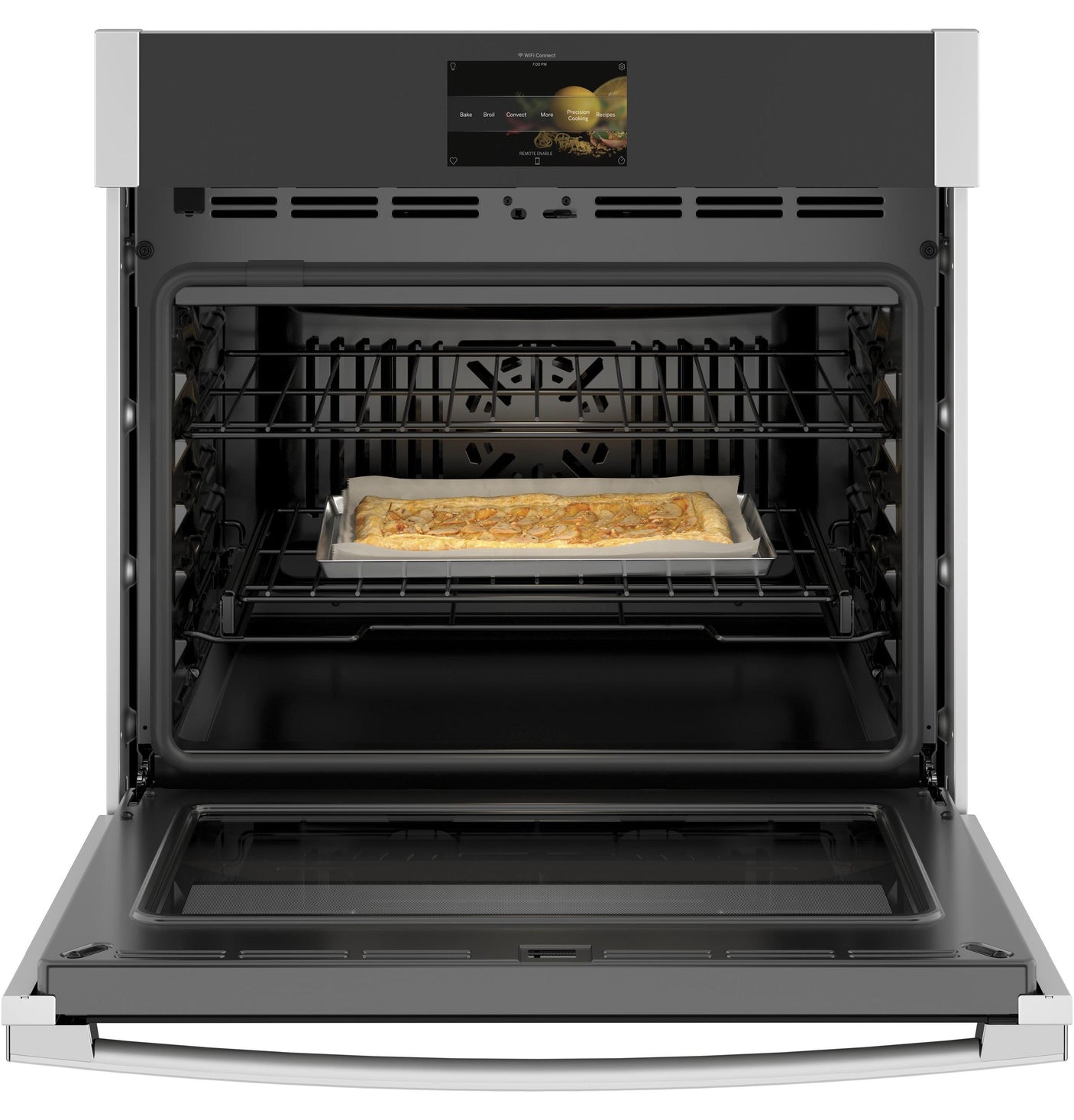 GE Profile™ 30" Smart Built-In Convection Single Wall Oven with No Preheat Air Fry and Precision Cooking