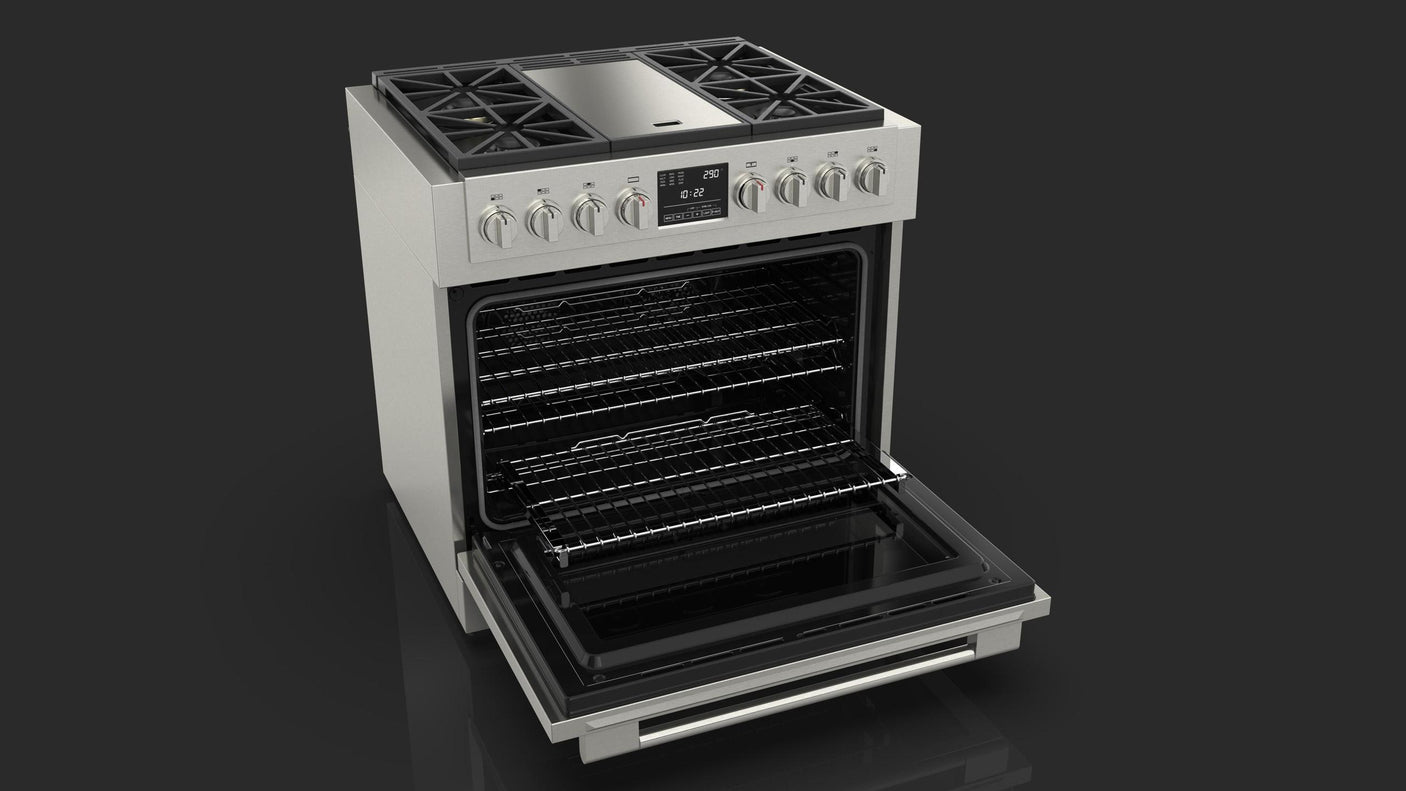 36" DUAL FUEL PRO RANGE WITH GRIDDLE