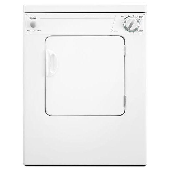 Whirlpool® 3.4 cu. ft. Compact Electric Dryer with End of Cycle Signal - White