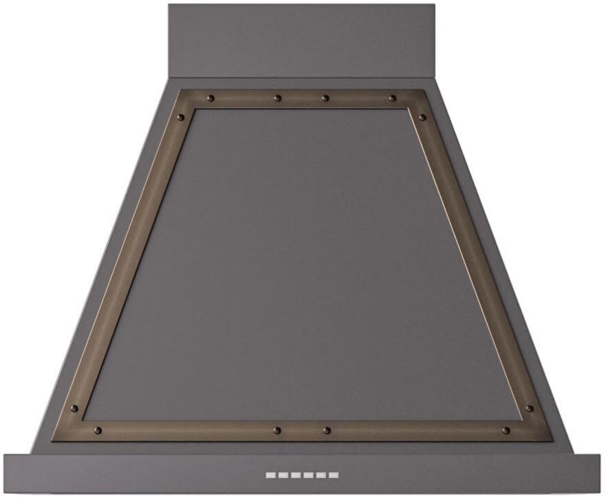 Nostalgie 30 Inch Matte Graphite Wall Mount Convertible Range Hood