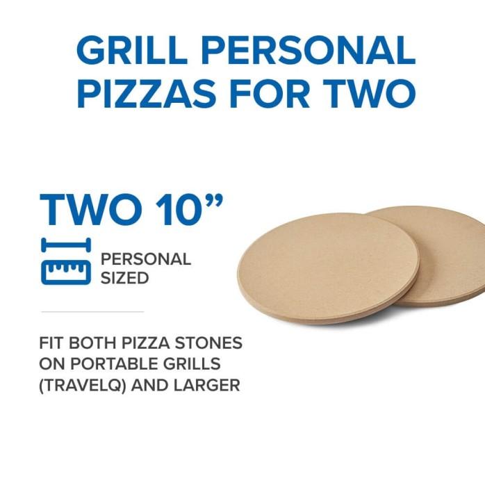 10 Inch Personal Sized Pizza/Baking Stone Set and Baking Stone Set