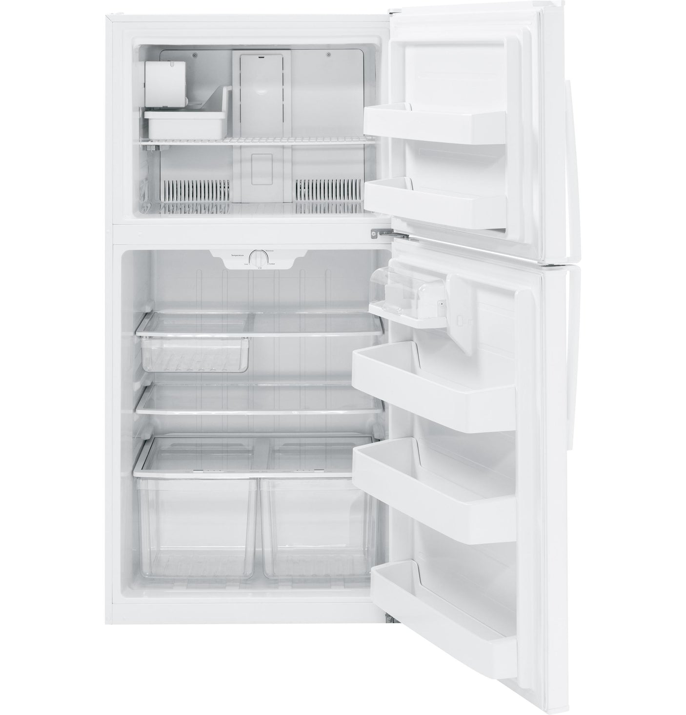 GE® ENERGY STAR® 21.1 Cu. Ft. Top-Freezer Refrigerator