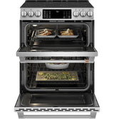 Café 30" Smart Slide-In, Front-Control, Radiant and Convection Double-Oven Range