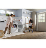 GE® 7.4 cu. ft. Capacity Electric&#x00A0;Dryer with Up To 120 ft. Venting&#x00A0;and&#x00A0;Sensor Dry