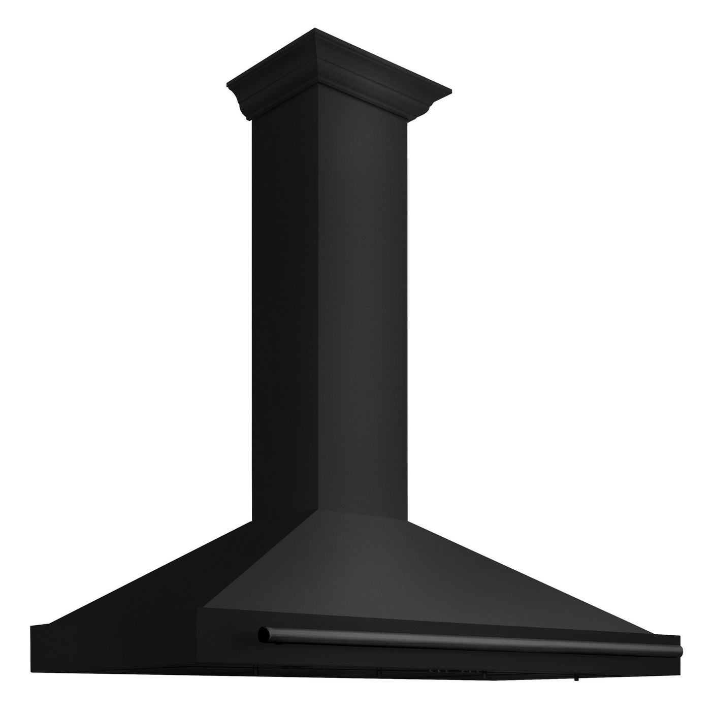 ZLINE 48 in. Convertible Black Stainless Steel Wall Mount Range Hood With Black Stainless Steel Handle (BSKB4X-48)