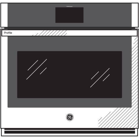 GE Profile™ 30" Smart Built-In Convection Single Wall Oven with No Preheat Air Fry and Precision Cooking