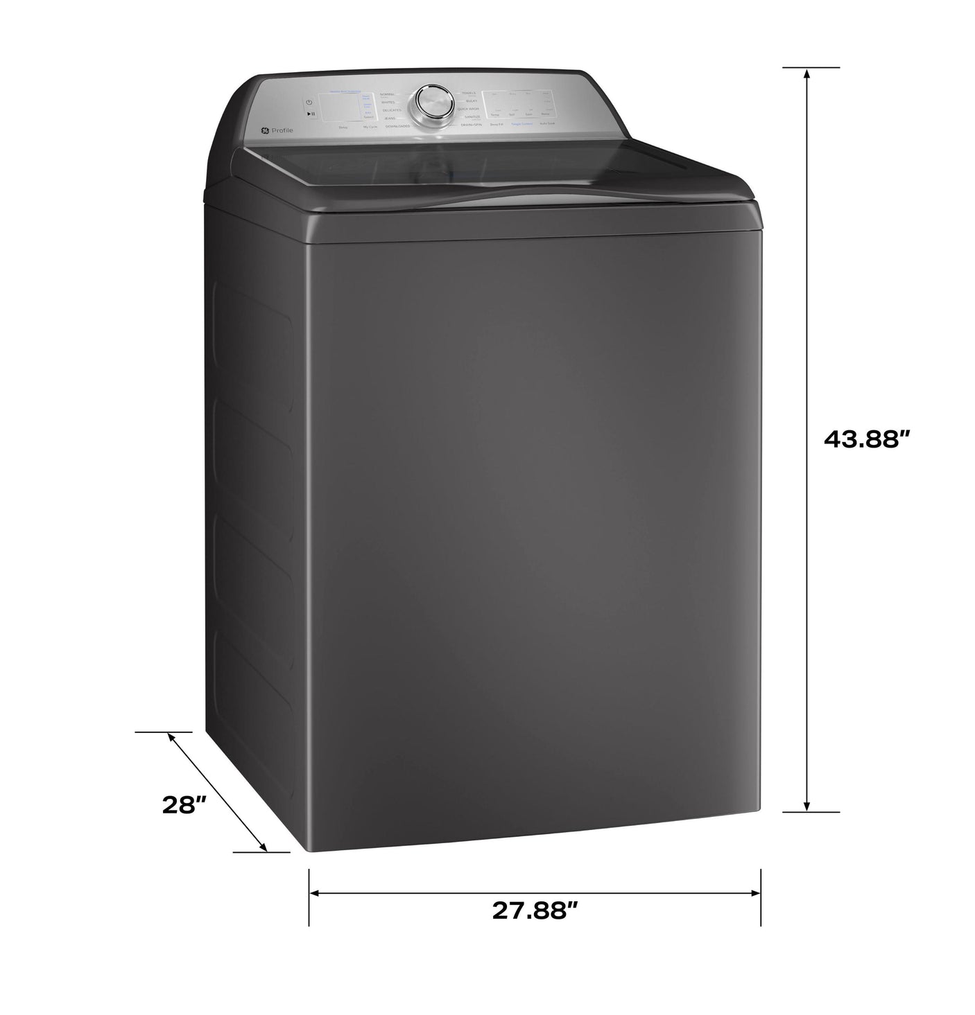 GE Profile™ ENERGY STAR® 5.0 cu. ft. Capacity Washer with Smarter Wash Technology and FlexDispense™