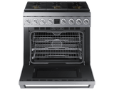 Transitional 36" Dual-Fuel Range, Silver Stainless Steel, Natural Gas/Liquid Propan