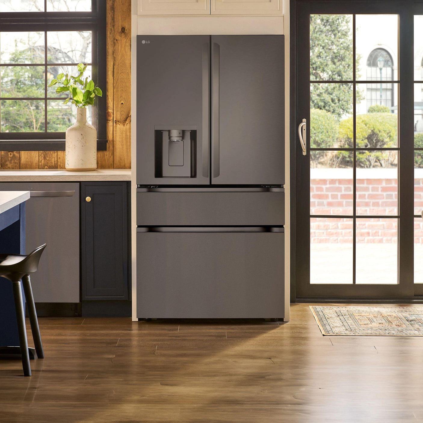 29 cu. ft. Smart Standard-Depth MAX™ 4-Door French Door Refrigerator with Full-Convert Drawer™