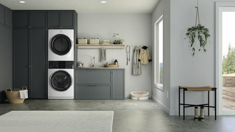 Electrolux Laundry Tower Single Unit Front Load 4.5 Cu. Ft. Washer & 8 Cu. Ft. Electric Dryer