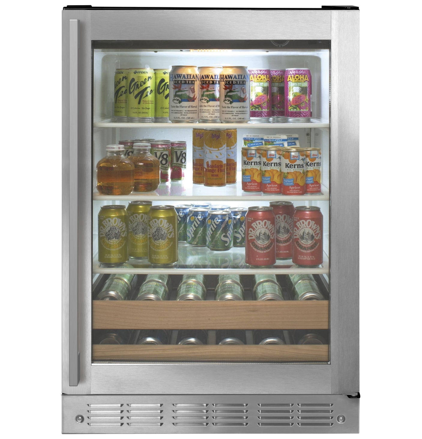 Monogram 24" Stainless Steel Beverage Center