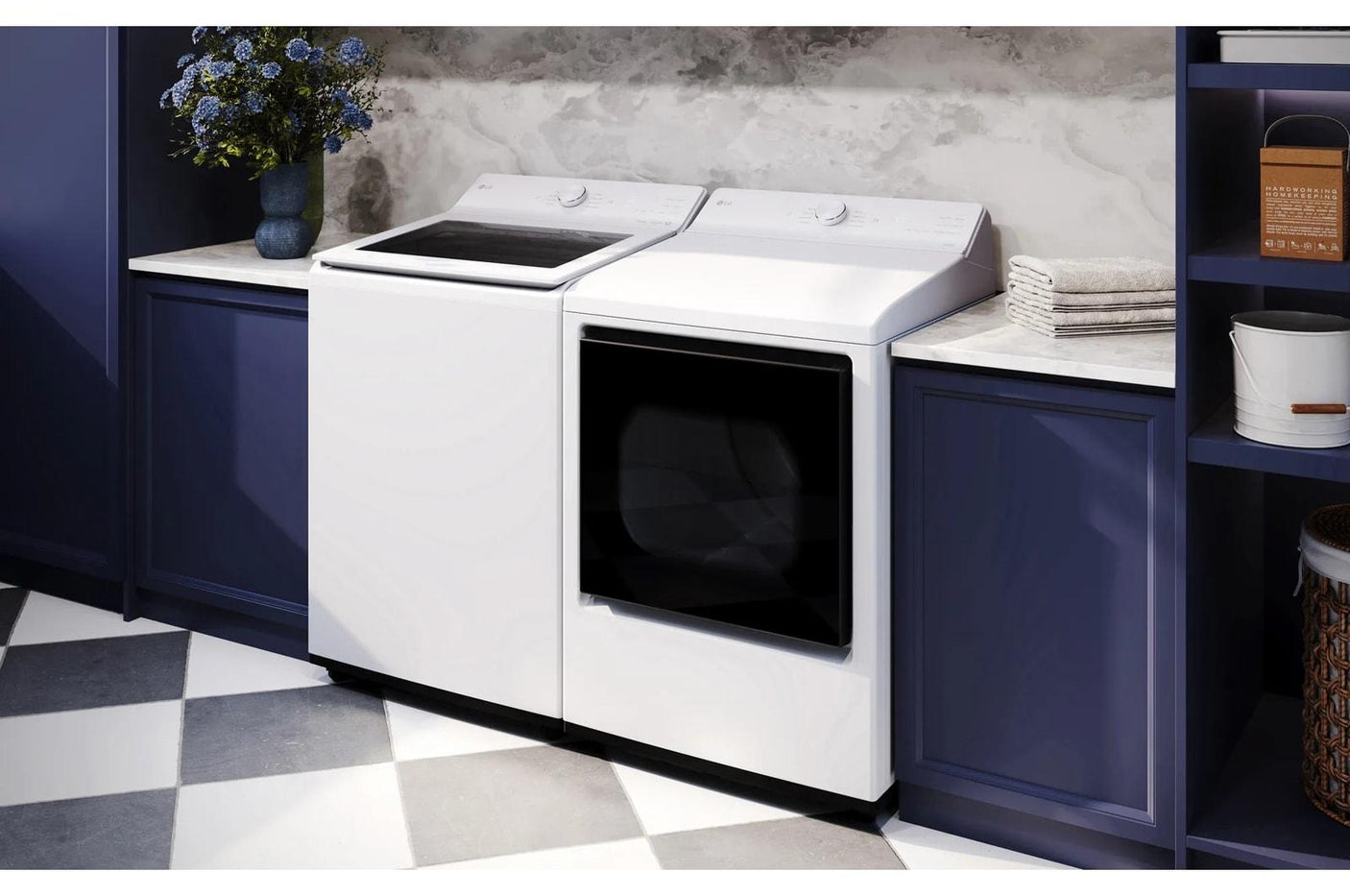 5.0 cu. ft. Mega Capacity Smart Top Load Washer with Impeller, EasyUnload™ & AI Sensing