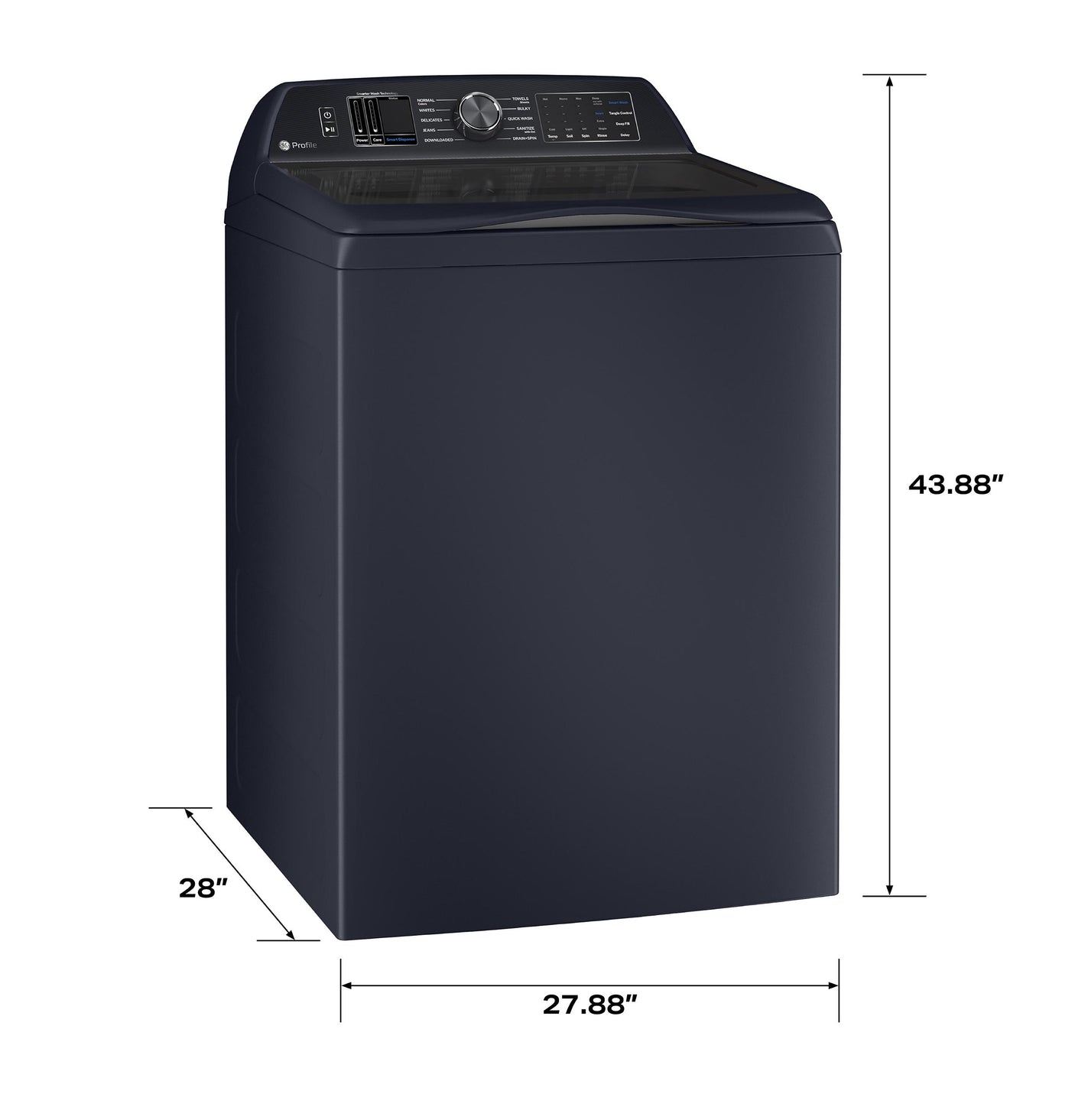 GE Profile™ ENERGY STAR® 5.4 cu. ft. Capacity Washer with Smarter Wash Technology and Adaptive SmartDispense