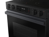 Bespoke 6.3 cu. ft. Smart Slide-In Electric Range with Precision Knobs in Matte Black Steel