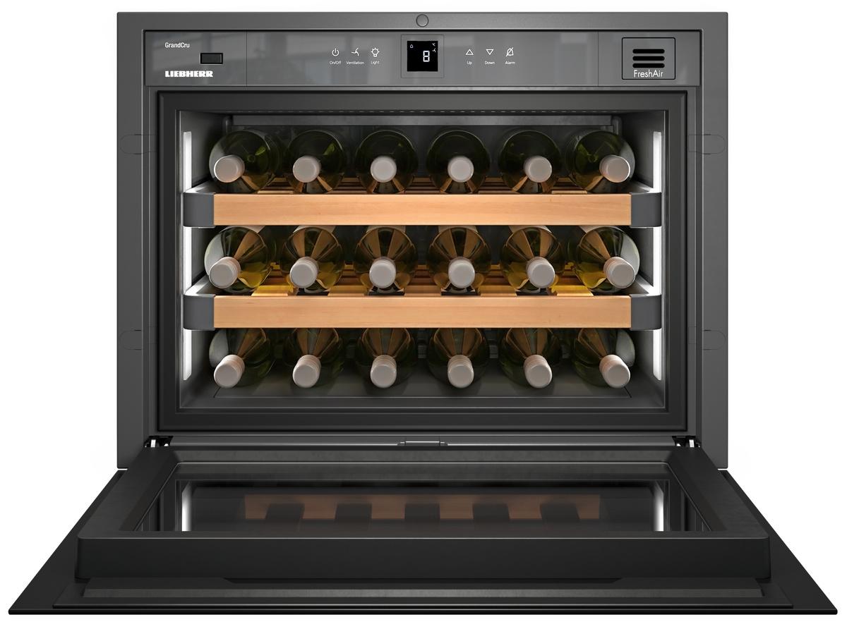 Built-in wine storage fridge