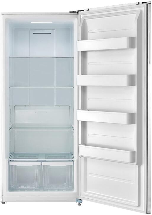 F21ARESWW 33" All Refrigerator with 21 cu. ft. Capacity, LED Lighting, Spillproof Glass Shelves, Electronic Control, Adjustable Legs, Total No Frost, Recessed Handle, in White