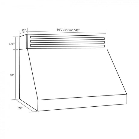 ZLINE Recirculating Under Cabinet Range Hood in Stainless Steel (RK523)