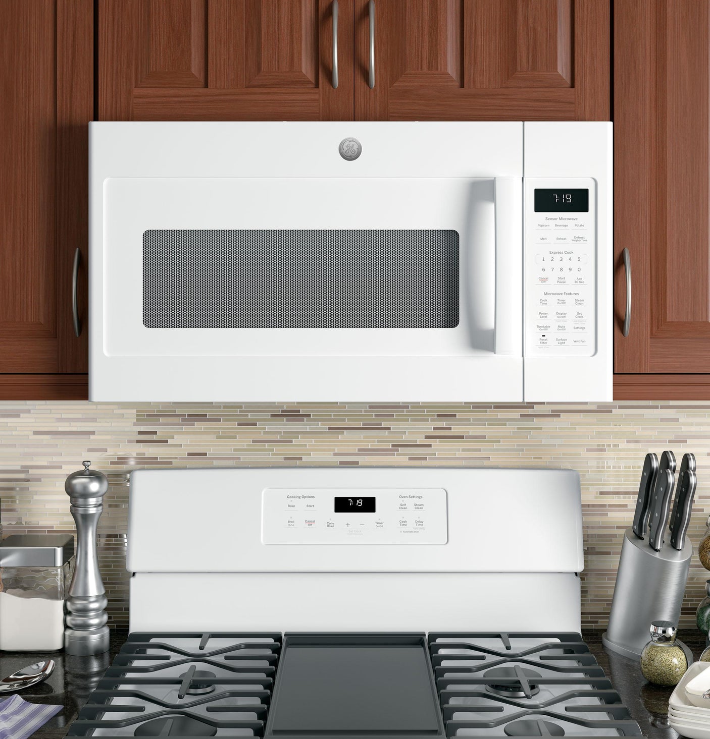 GE® 1.9 Cu. Ft. Over-the-Range Sensor Microwave Oven