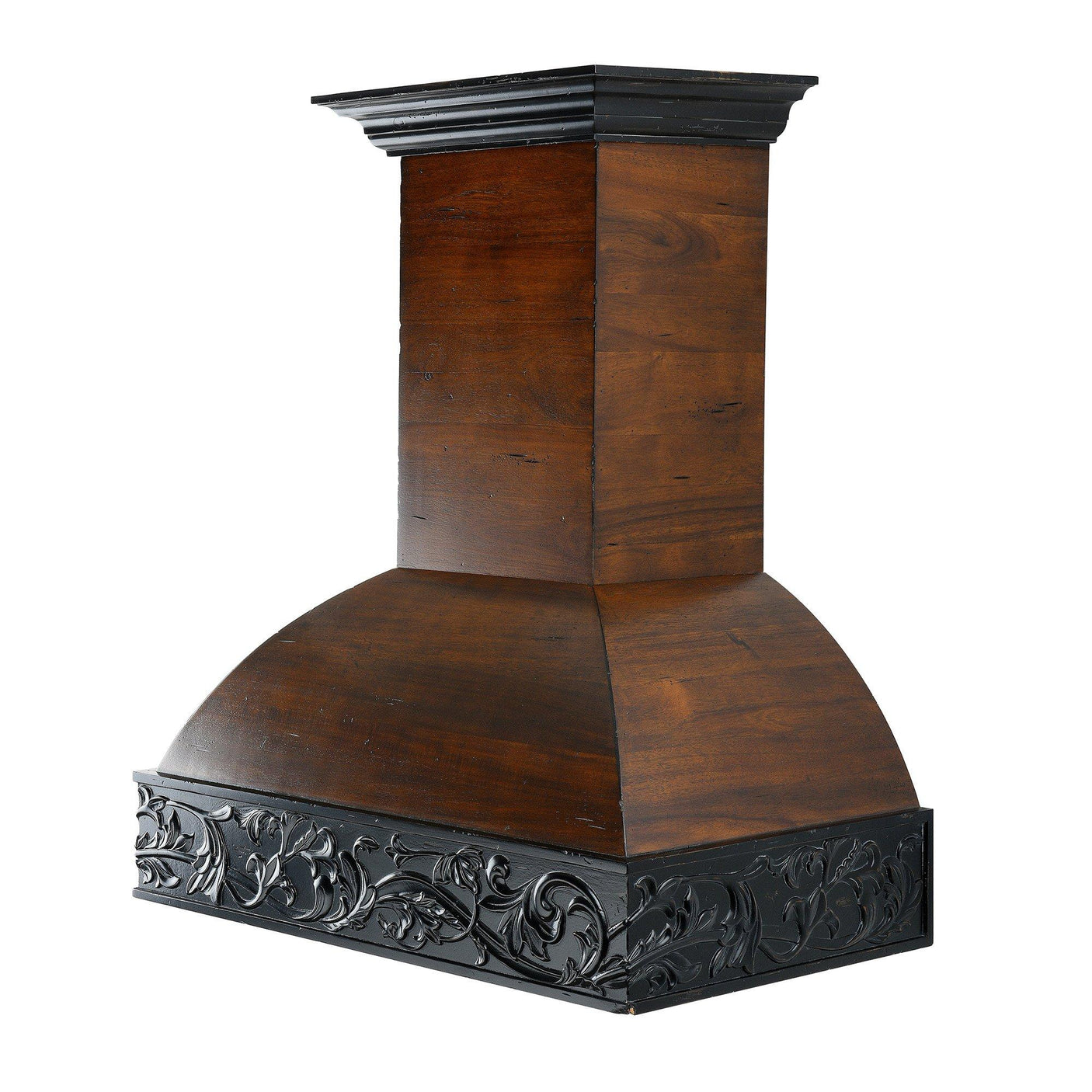 ZLINE Wooden Wall Mount Range Hood in Antigua and Walnut - Includes Motor (393AR) [Size: 30 Inch]