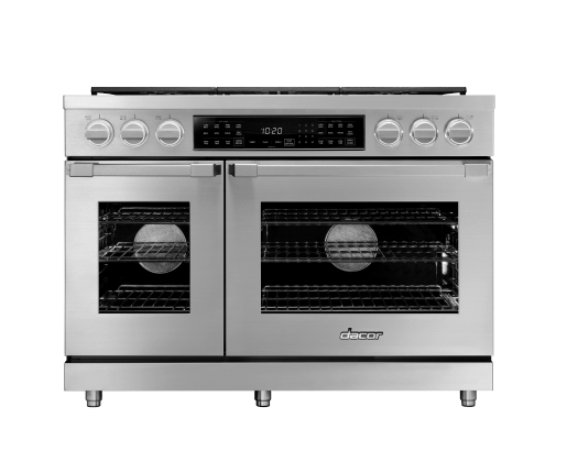 Dual Fuel Pro Range, Silver Stainless Steel, Natural Gas