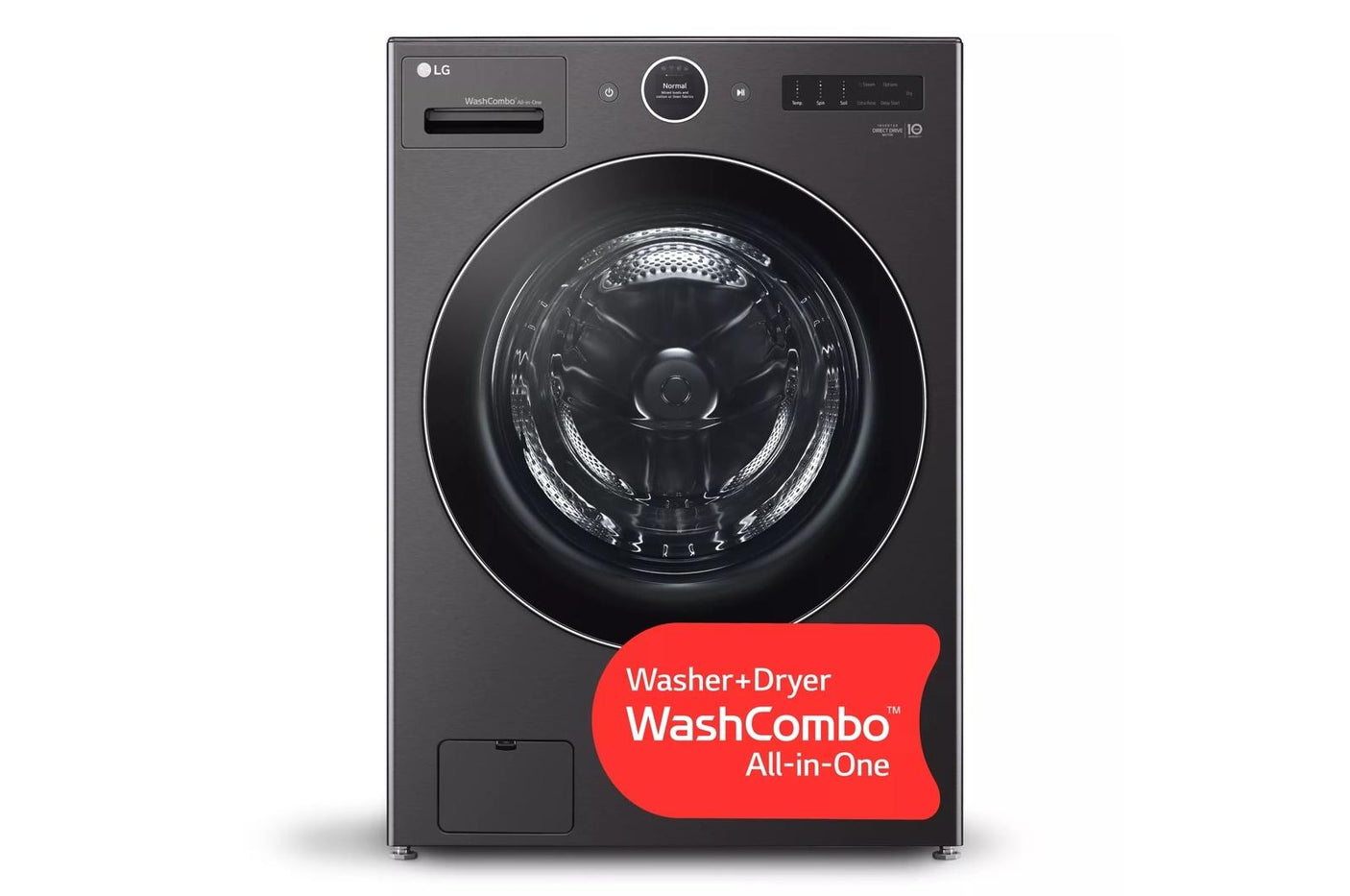 Ventless Washer/Dryer Combo LG WashCombo™ All-in-One 5.0 cu. ft. Mega Capacity with Inverter HeatPump™ Technology and Direct Drive Motor